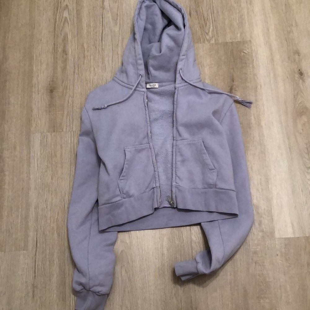 Brandy/Pacsun Gray Blueish Jacket!! Like new, worn 2-3 Times!